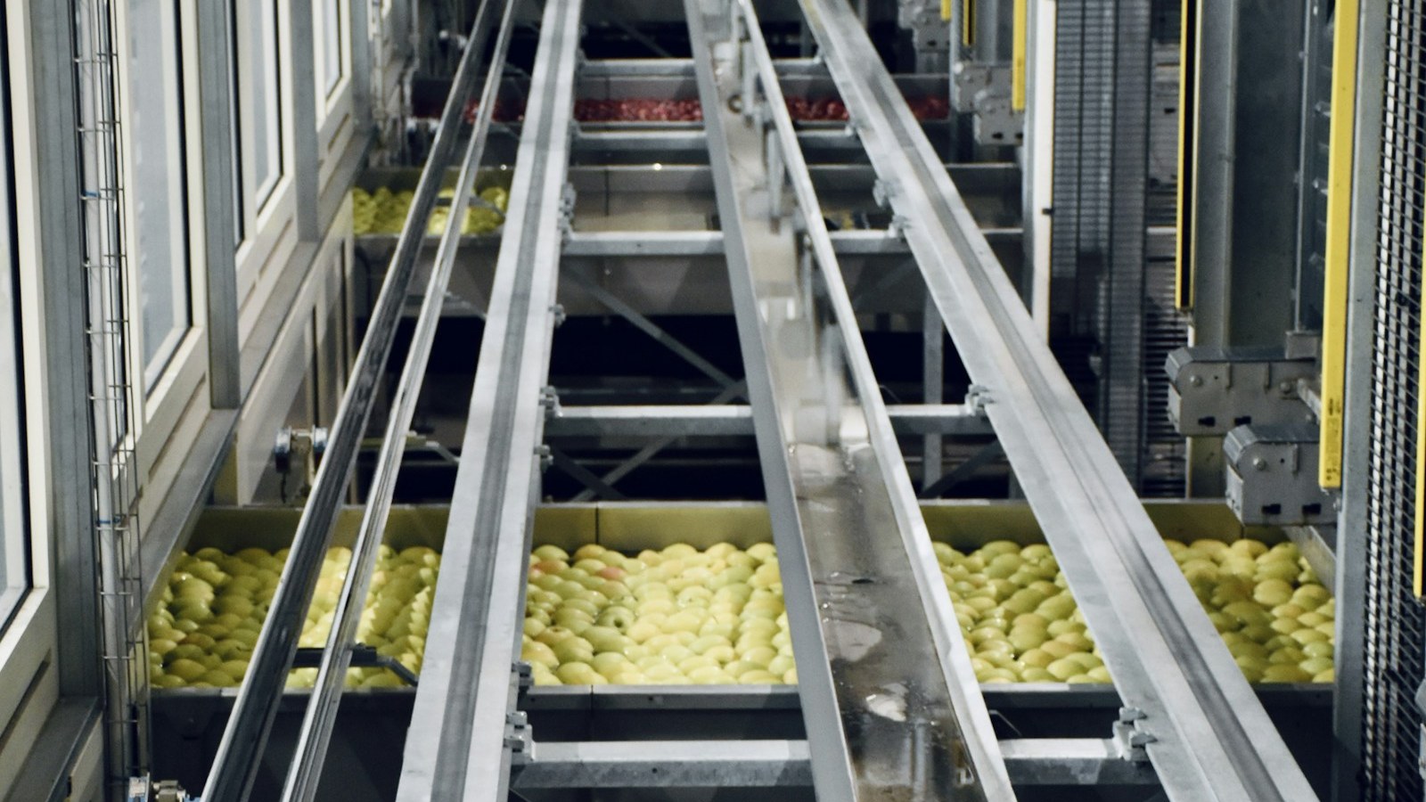 Ligne de production en usine agroalimentaire