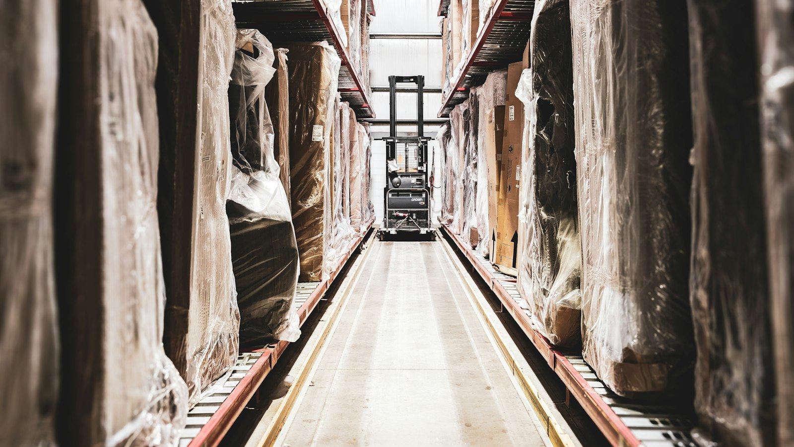 Flux logistiques sur un site industriel